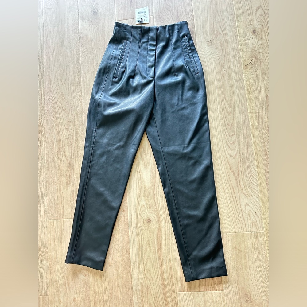 Zara vegan leather pants